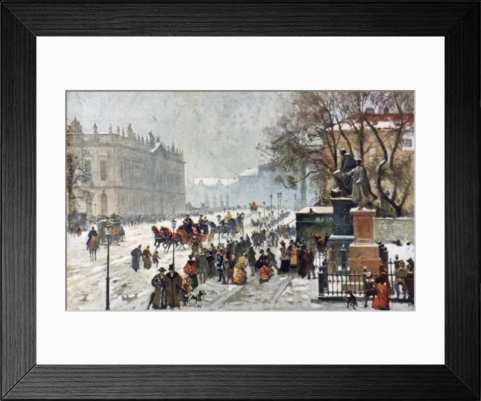 Framed Print : Wintery Berlin Framed Print : Wintery Berlin