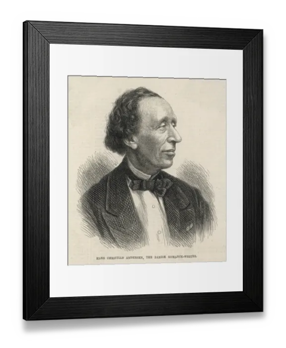 Framed Print : Hans Christian Andersen Framed Print : Hans Christian Andersen