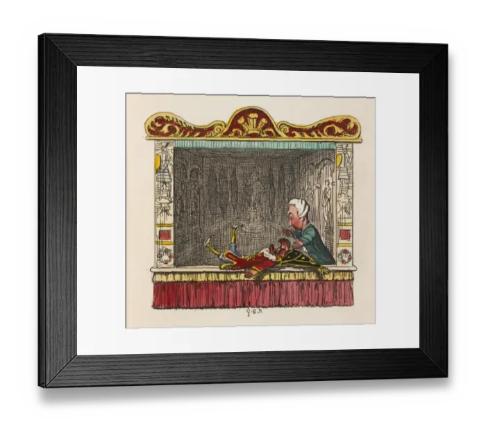 Framed Print : Punch and the Doctor Framed Print : Punch and the Doctor