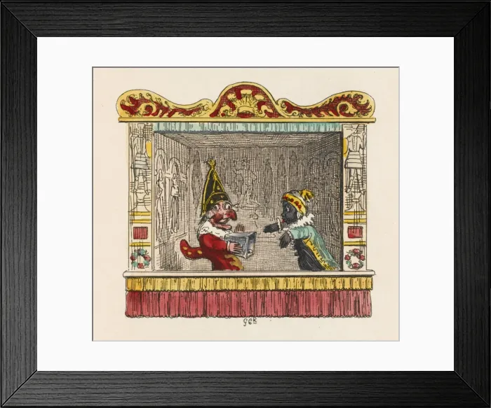 Framed Print : Punch and Footman Framed Print : Punch and Footman