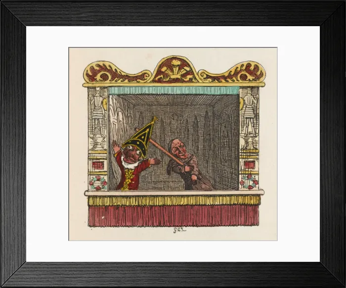Framed Print : Punch Pities Blind