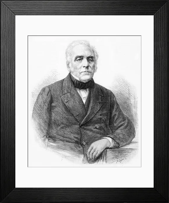 Framed Print : Daniel Auber / Iln 1871 Framed Print : Daniel Auber / Iln 1871