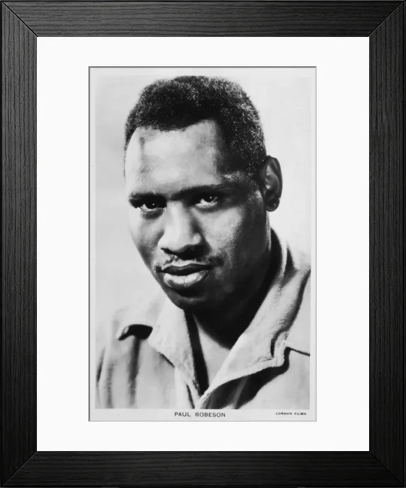 Framed Print : Paul Robeson / Postcard Framed Print : Paul Robeson / Postcard
