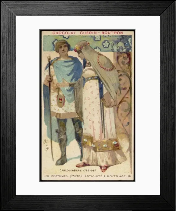 Framed Print : Costume / Carlovingian Framed Print : Costume / Carlovingian