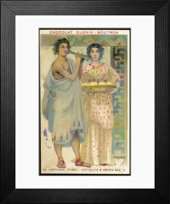 Framed Print : Costume  /  Etruria