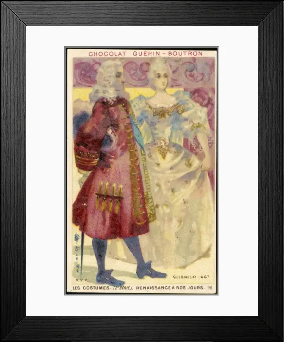 Framed Print : Costume  /  1667 Aristocracy