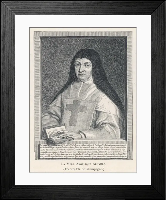 Framed Print : Mere Angelique Arnauld Framed Print : Mere Angelique Arnauld