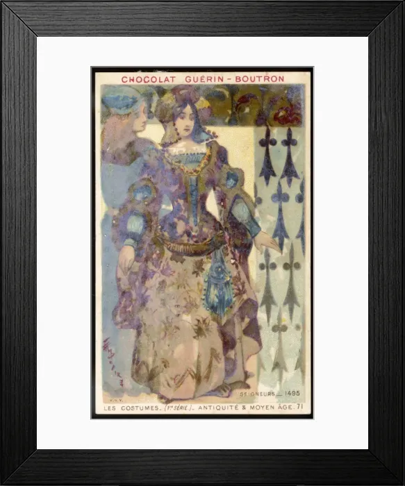 Framed Print : Costume / Women / 1495 Framed Print : Costume / Women / 1495