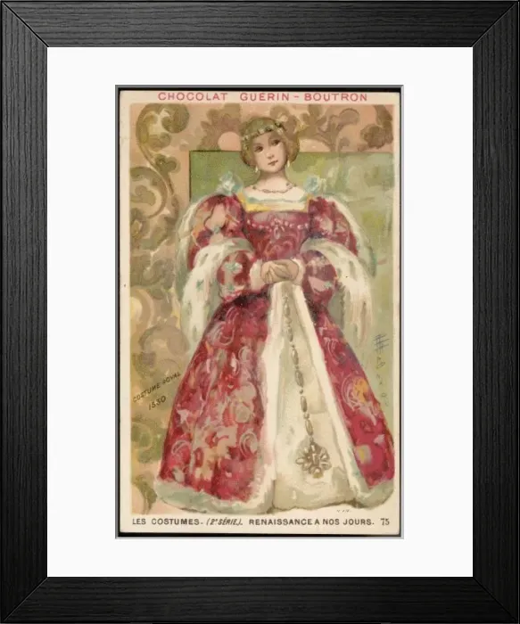 Framed Print : Costume / Women / 1556 Framed Print : Costume / Women / 1556