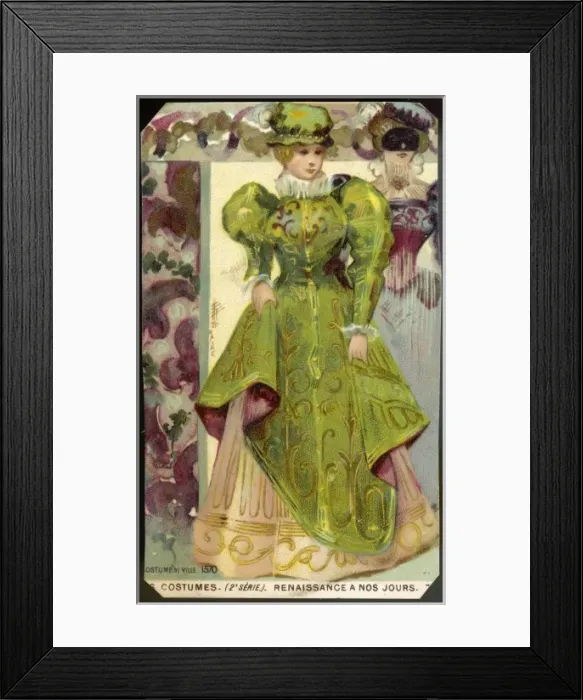 Framed Print : Costume / Women / 1570 Framed Print : Costume / Women / 1570