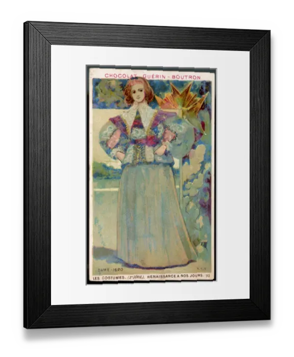 Framed Print : Costume / Women / 1620 Framed Print : Costume / Women / 1620