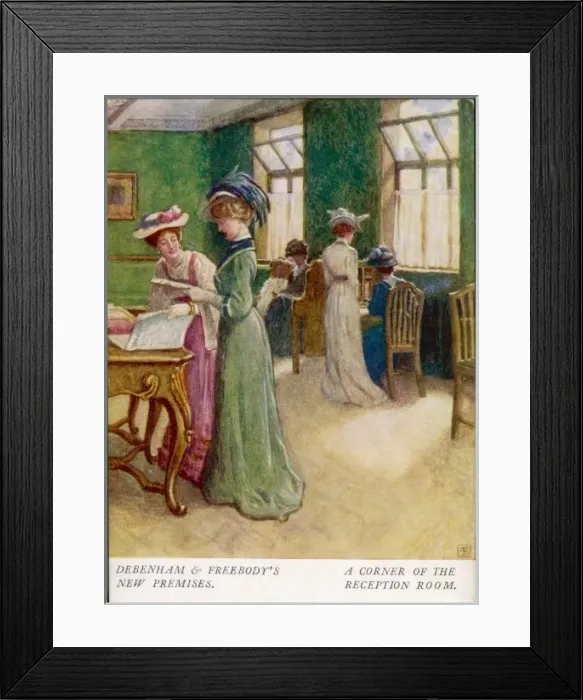 Framed Print : Reception at Debenhams Framed Print : Reception at Debenhams