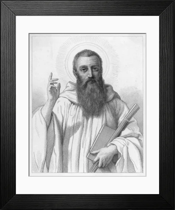 Framed Print : St Bernard of Clairvaux Framed Print : St Bernard of Clairvaux