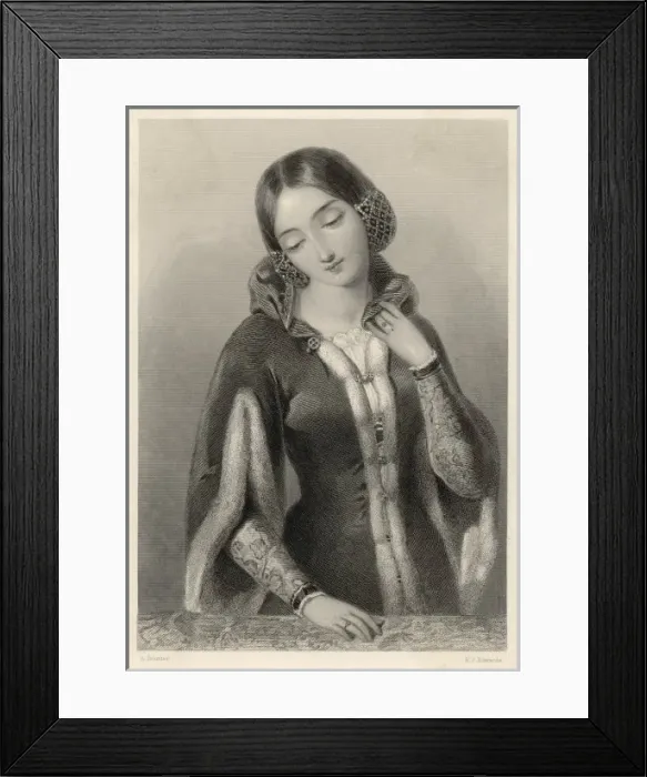 Framed Print : Anne of Bohemia / Bouvier Framed Print : Anne of Bohemia / Bouvier