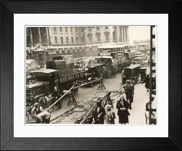 Framed Print : Waterloo Br Congested Framed Print : Waterloo Br Congested