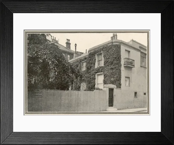 Framed Print : Jm Barrie / Kensington Hse Framed Print : Jm Barrie / Kensington Hse