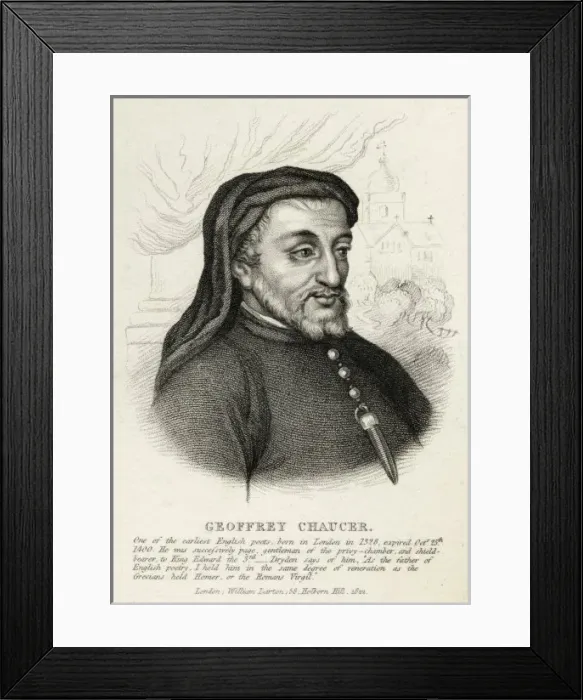 Framed Print : Chaucer  /  Darton