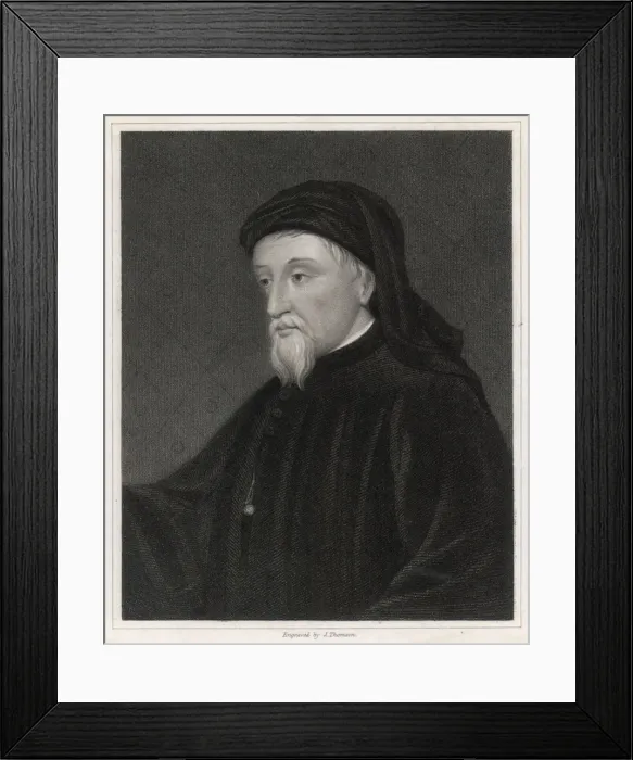 Framed Print : Chaucer / Thomson Framed Print : Chaucer / Thomson