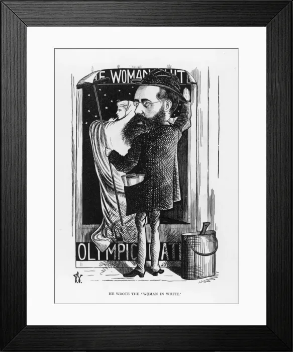 Framed Print : Wilkie Collins / Waddy Oaw Framed Print : Wilkie Collins / Waddy Oaw