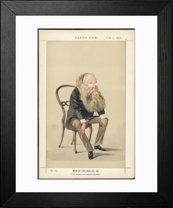 Framed Print : Wilkie Collins / Van Fair Framed Print : Wilkie Collins / Van Fair
