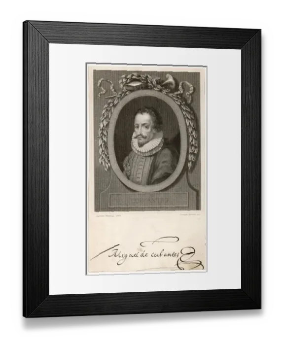 Framed Print : Cervantes / Brown / Morenus Framed Print : Cervantes / Brown / Morenus