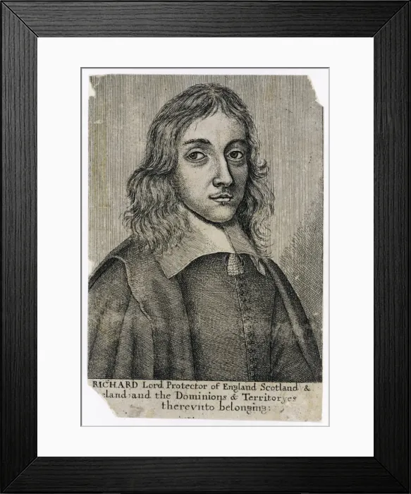Framed Print : Richard Cromwell / 1657 Framed Print : Richard Cromwell / 1657