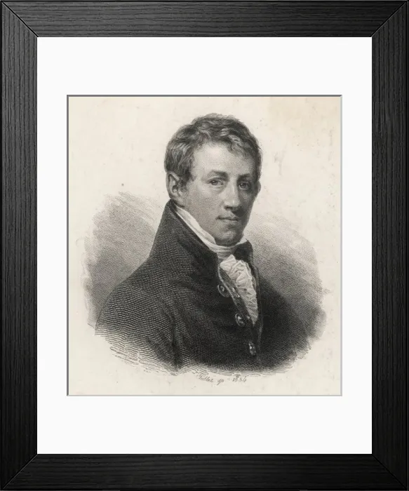 Framed Print : DAVY / POLLET / 1834 Framed Print : DAVY / POLLET / 1834