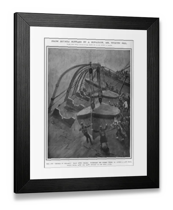 Framed Print : Empress of Ireland Sinks Framed Print : Empress of Ireland Sinks