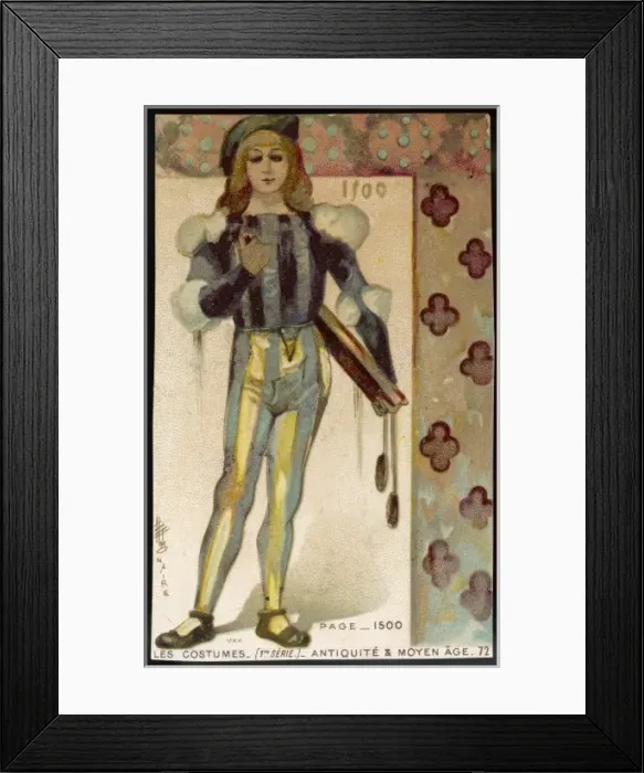 Framed Print : Costume / Men / Page 1500 Framed Print : Costume / Men / Page 1500