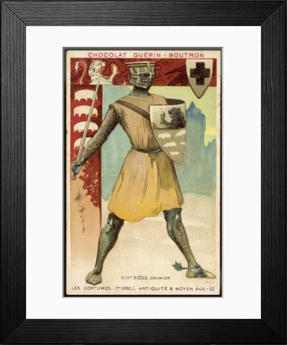 Framed Print : Chevalier / 14th C / Armour Framed Print : Chevalier / 14th C / Armour