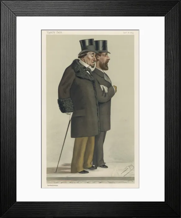 Framed Print : Disraeli / Vanity F 1879 Framed Print : Disraeli / Vanity F 1879