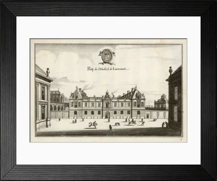 Framed Print : Paris / Hotel Liancourt Framed Print : Paris / Hotel Liancourt