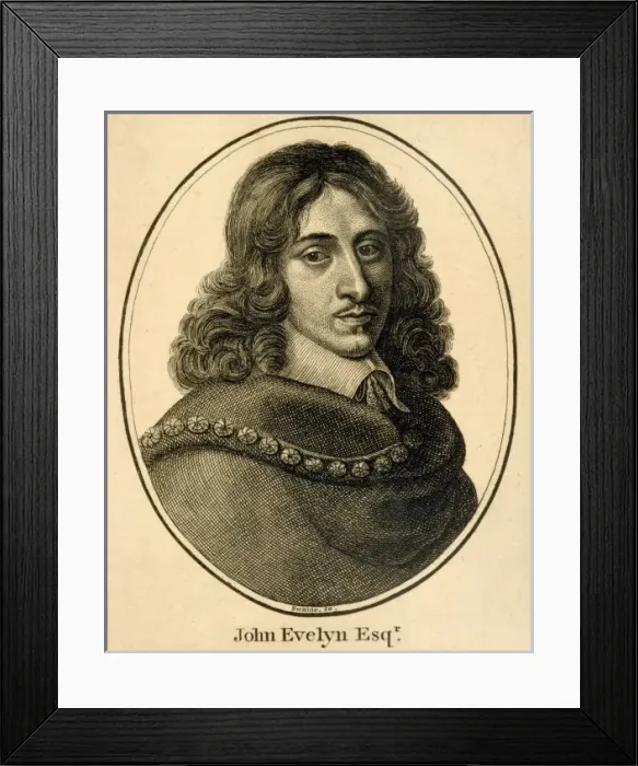 Framed Print : John Evelyn / Swaine Framed Print : John Evelyn / Swaine