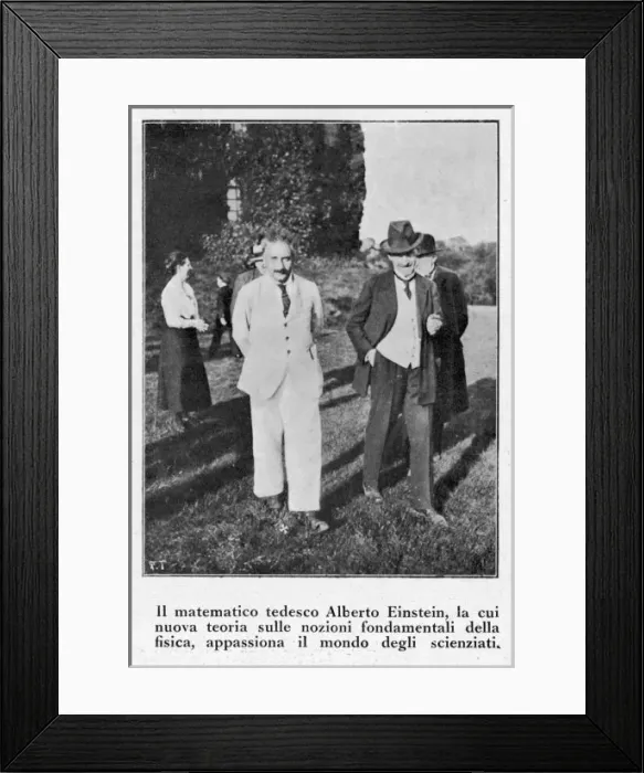 Framed Print : Einstein / Ilz 1921 Framed Print : Einstein / Ilz 1921