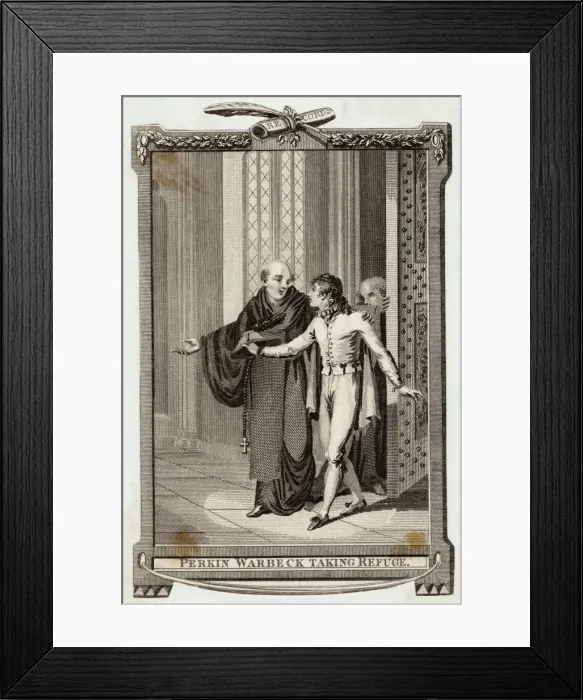 Framed Print : Events / Britain / Warbeck Framed Print : Events / Britain / Warbeck