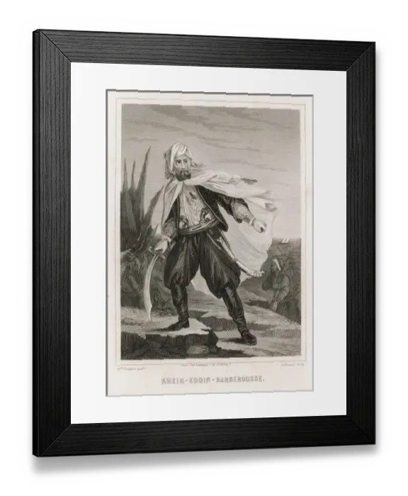 Framed Print : Khayr Ad-Din / Barbarossa Framed Print : Khayr Ad-Din / Barbarossa