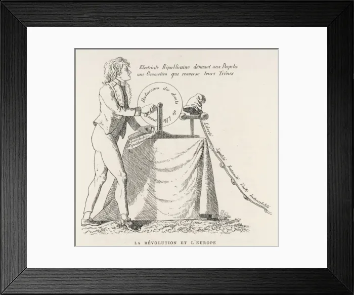 Framed Print : France  /  Revol.  /  Propaganda