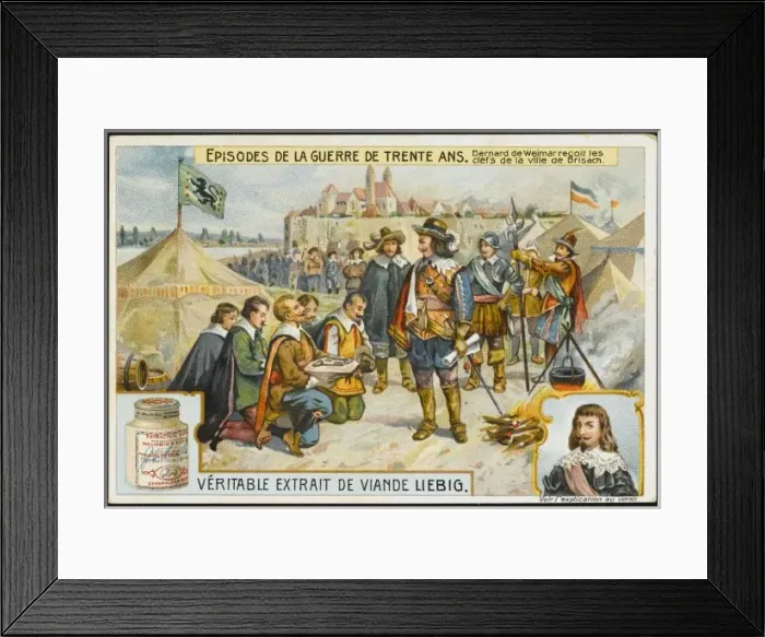 Framed Print : Keys to Brisach C1637 Framed Print : Keys to Brisach C1637