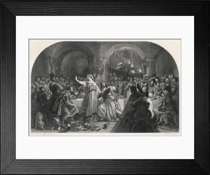 Framed Print : Macbeth / Maclise Framed Print : Macbeth / Maclise