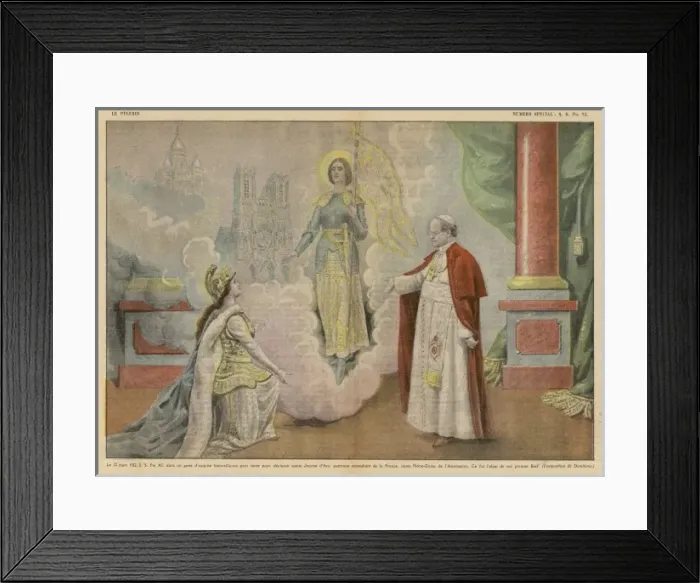 Framed Print : Jeanne D arc a Patron Framed Print : Jeanne D arc a Patron