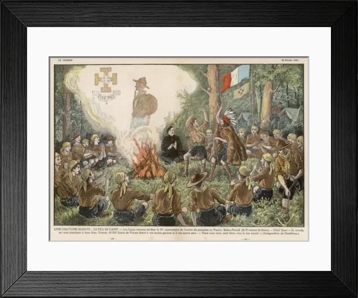 Framed Print : Scouts Jamboree 1937 Framed Print : Scouts Jamboree 1937