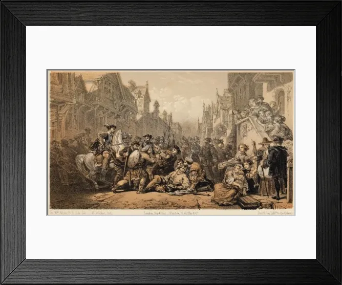 Framed Print : Moray Assassinated / Allen Framed Print : Moray Assassinated / Allen