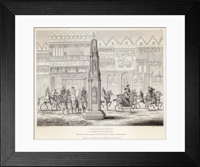 Framed Print : Edward VI Crown / Dulwich Framed Print : Edward VI Crown / Dulwich