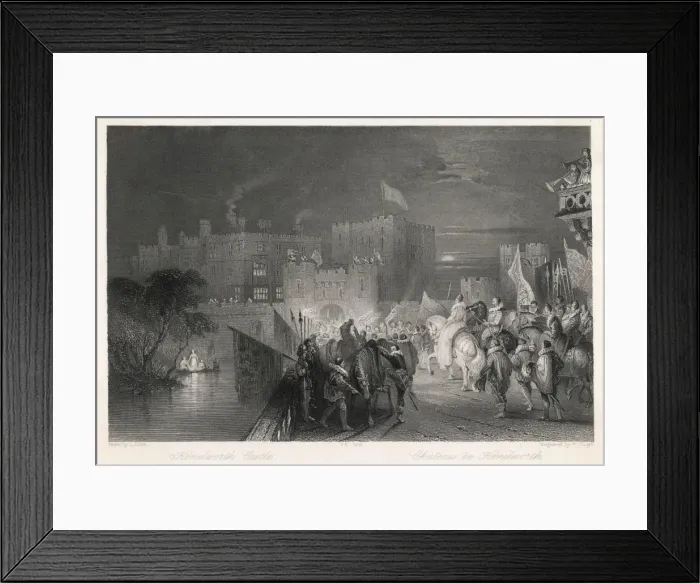 Framed Print : Scott / Kenilworth / Q Eliz Framed Print : Scott / Kenilworth / Q Eliz
