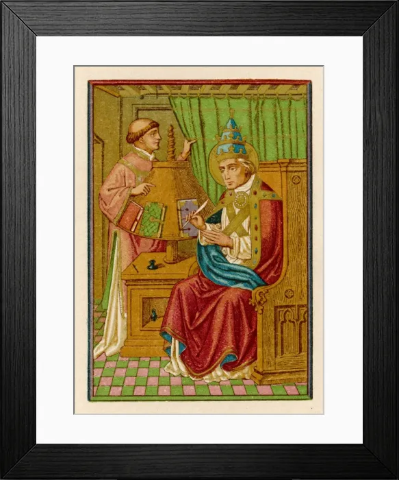 Framed Print : Pope Gregorius I Framed Print : Pope Gregorius I