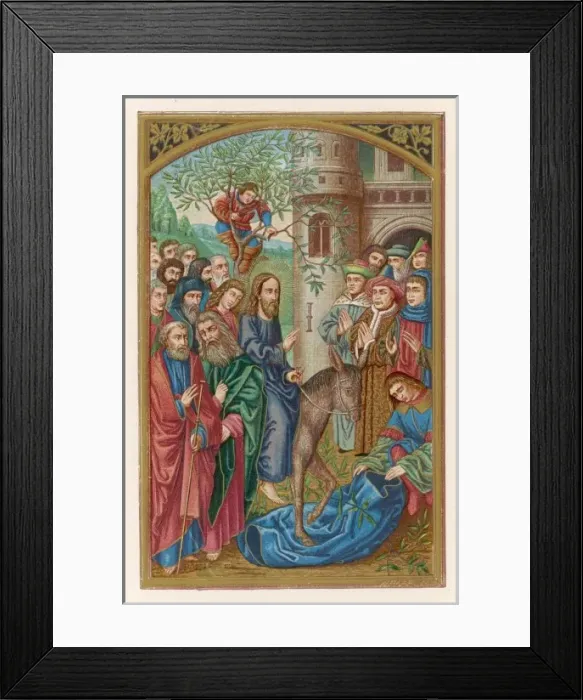 Framed Print : Jesus on Palm Sunday Framed Print : Jesus on Palm Sunday