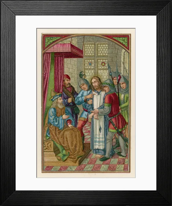 Framed Print : Jesus before Herod Framed Print : Jesus before Herod