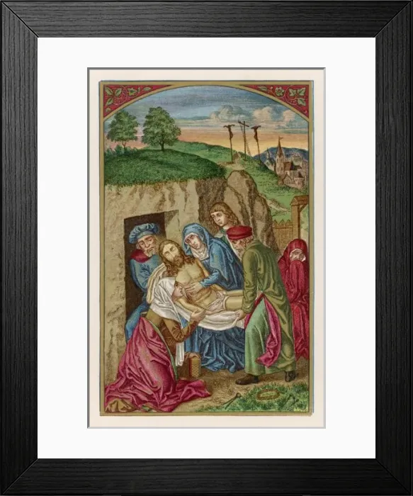 Framed Print : Jesus Entombed Framed Print : Jesus Entombed
