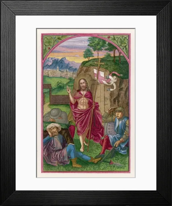 Framed Print : Jesus Resurrected Framed Print : Jesus Resurrected