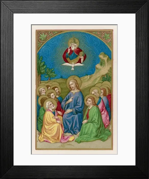 Framed Print : Jesus and Disciples Framed Print : Jesus and Disciples